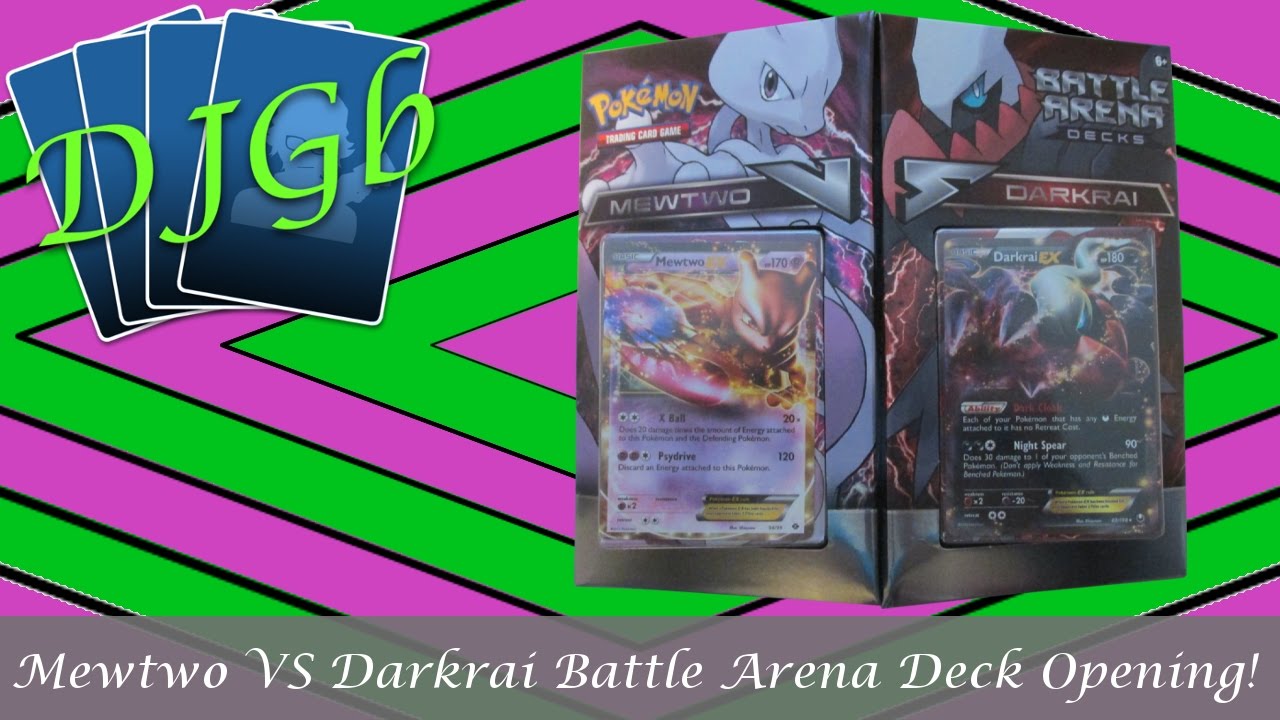 Mewtwo VS Darkrai Battle Arena Decks - Pokémon TCG!