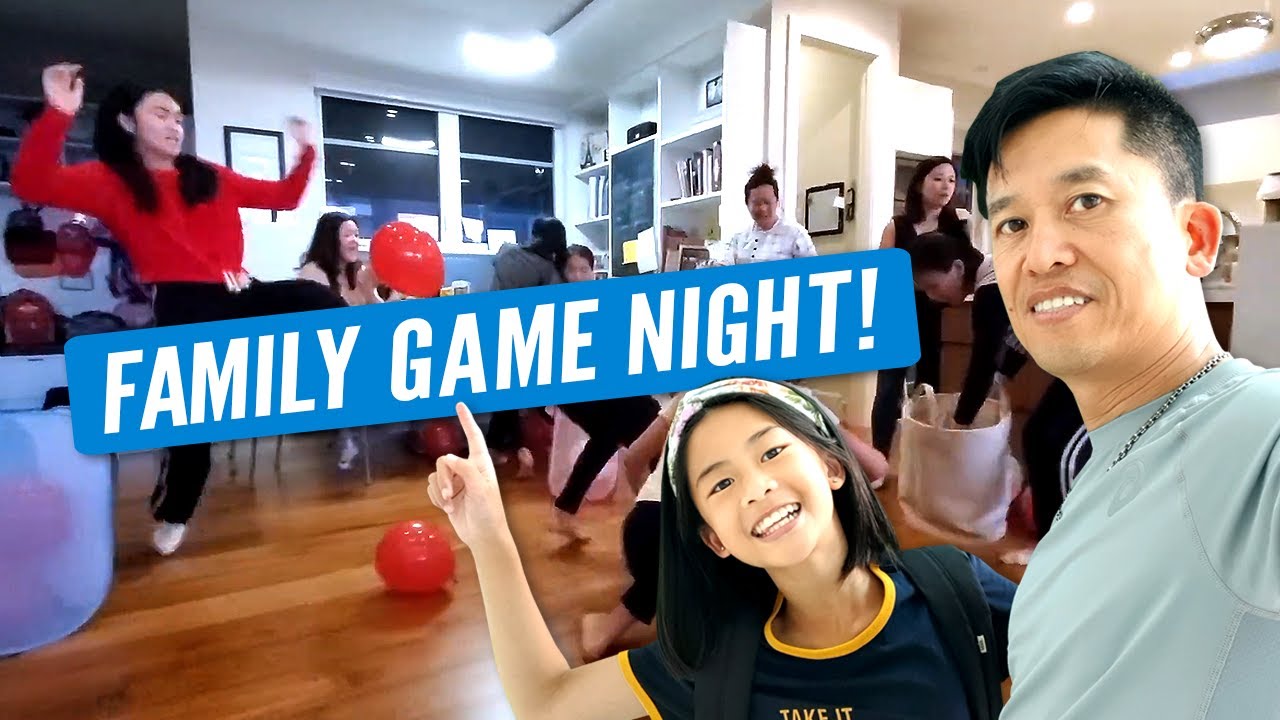 Family Game Night and Ideas for Indoor Fun! Minute-to-win-it Games!