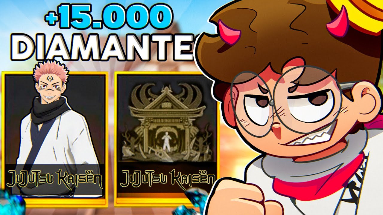 COLOQUEI 15.000 MIL DIAMANTES E FUI EM BUSCA DA NOVA SKIN DO SUKUNA no Free Fire