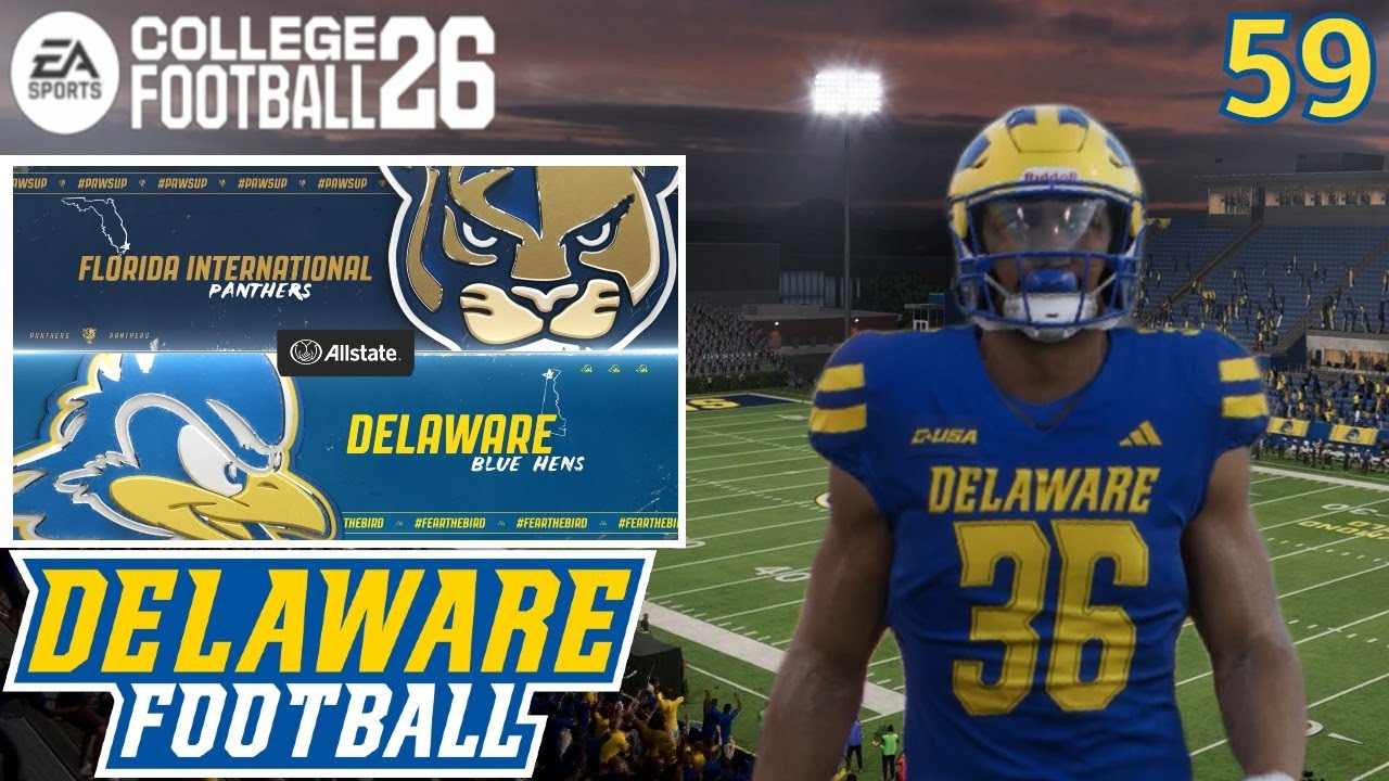 Встретятся два прошлых чемпиона конференции C-USA! - EA Sports College Football 26 Delaware Dynas...