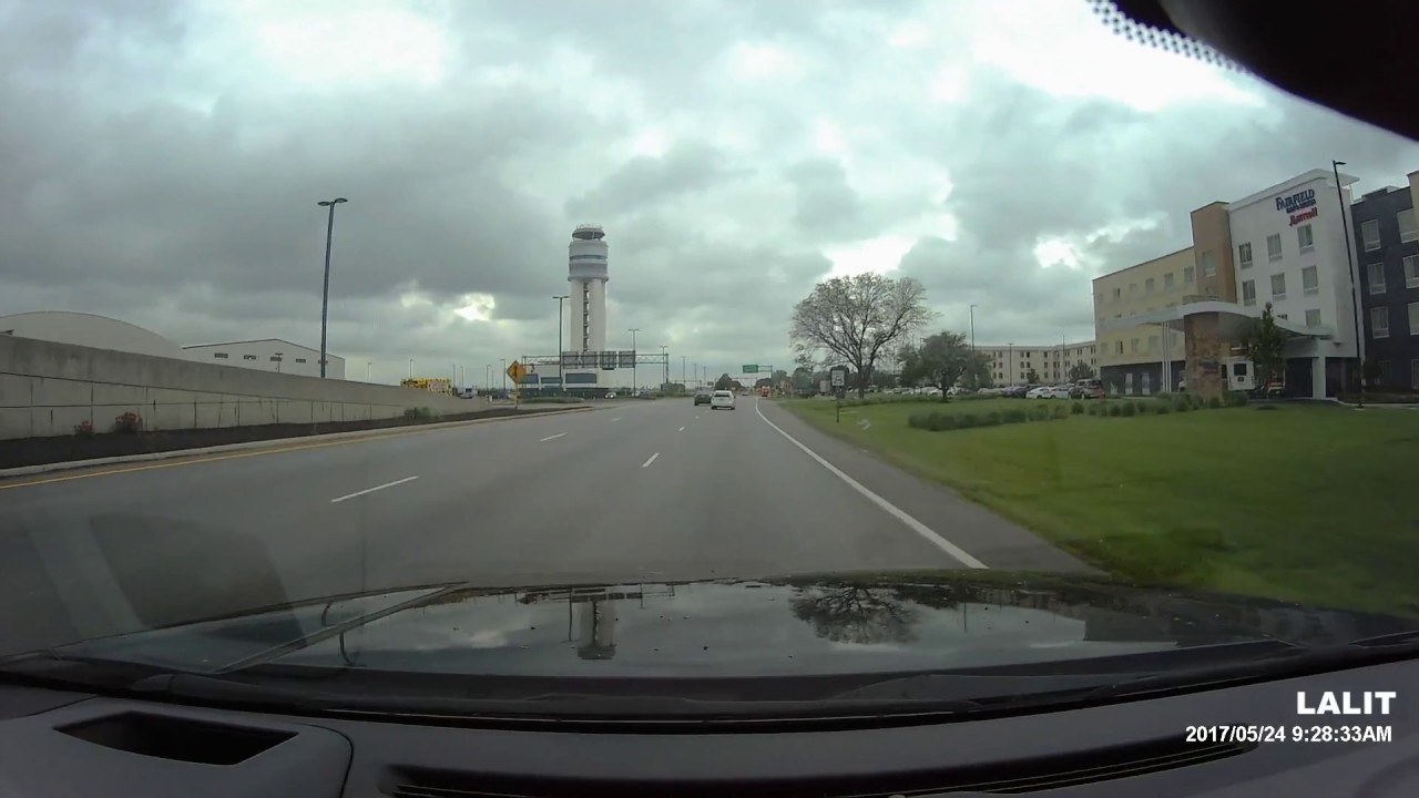 Driving To Columbus International Airport (Dash Cam Video Test)