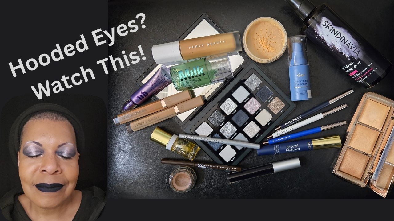 Fun Halo Eyeshadow Look for Hooded Eyes Natasha Denona Xenon Palette