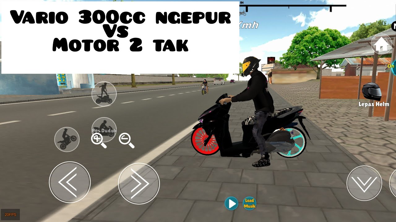 GAME BALAPAN MOTOR DRAG VARIO 300CC PART6 HEREX SIMULATOR INDONESIA #gamebalapmotor #gamemotorbalap