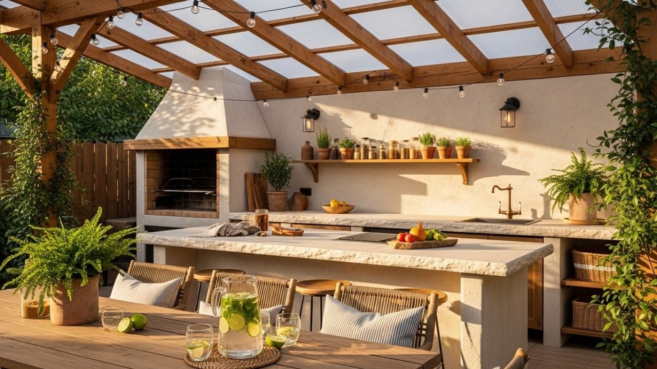 🍔 10 Roofed BBQ & Grill Station Ideas | Outdoor Kitchen Designs for Every Backyard