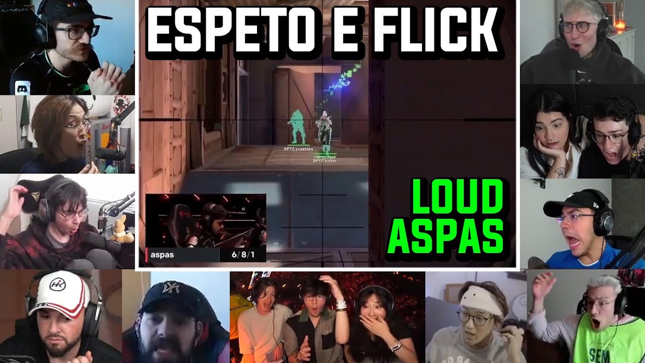 REAÇÕES DO MUNDO AO ESPETO E FLICK DO ASPAS NO METAL