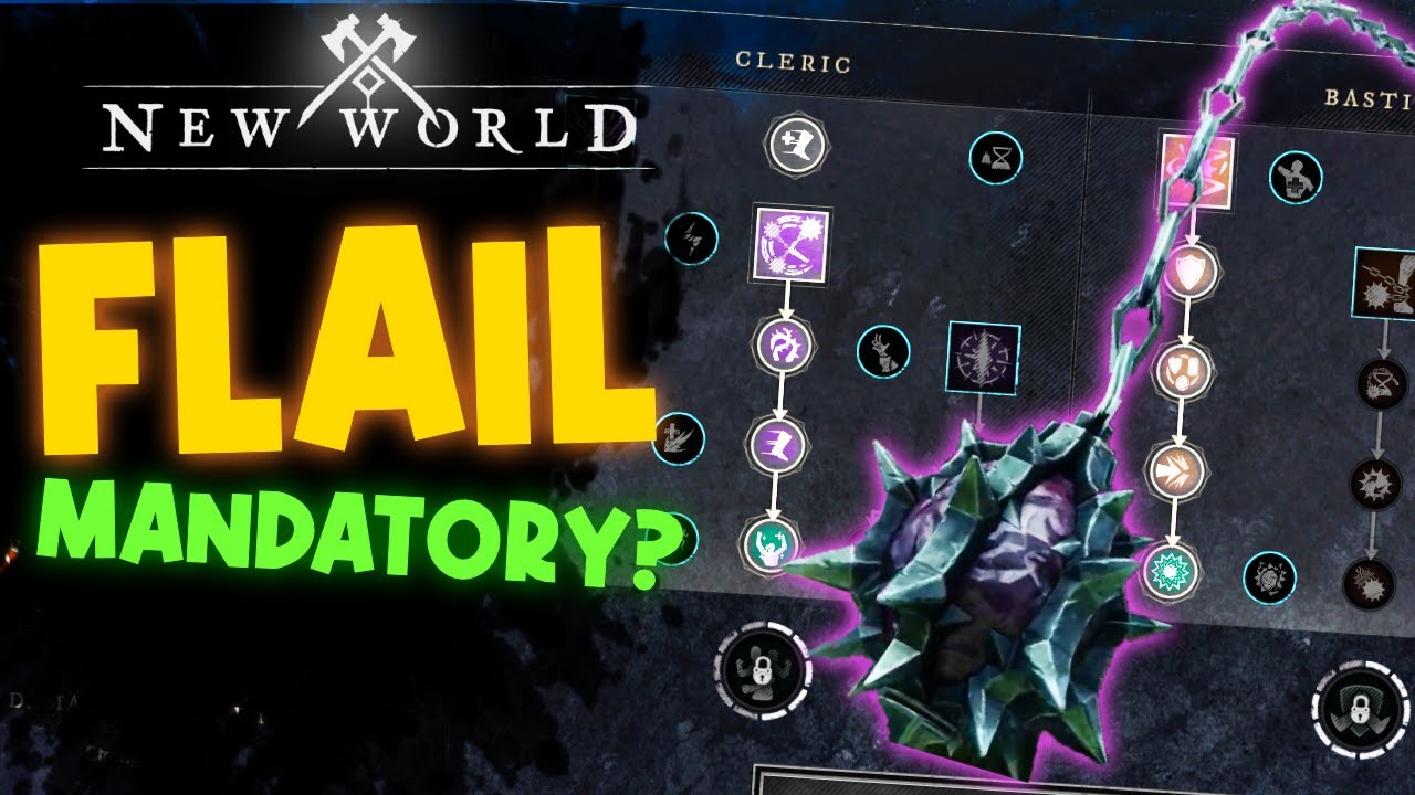 Will The Flail Be Needed In Every Group? ⚔️New World Flail Skill Tree Breakdown