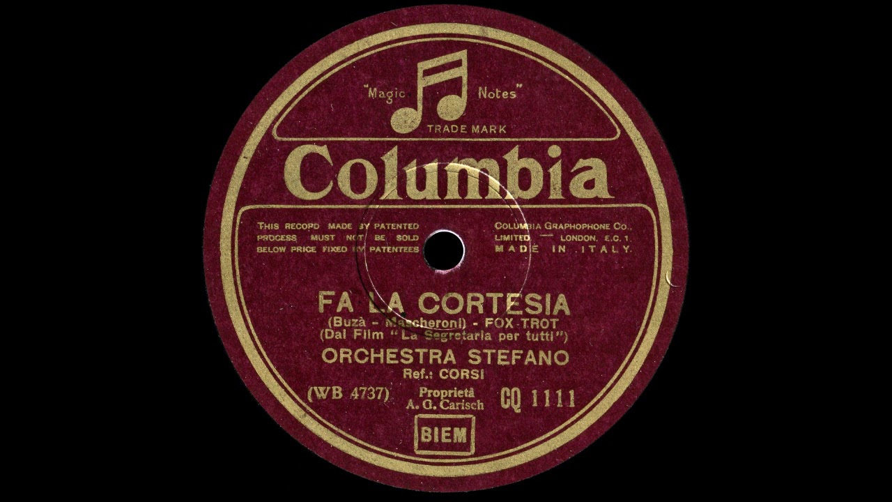 FA LA CORTESIA - Italo Corsi