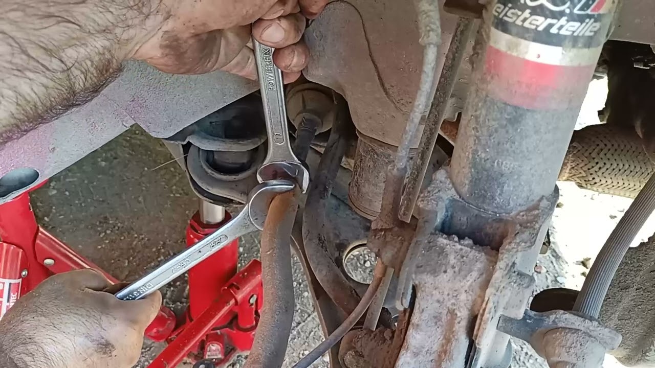 Chevrolet Aveo: Schimb cap de bara, work on direction (rod end), Direkcio javitas (rud veg)