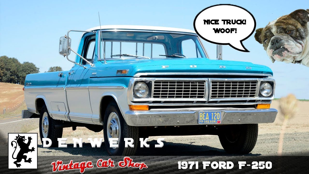 1971 Ford F250 Camper Special Bumpside Ford Truck Bump Side Denwerks Trucks