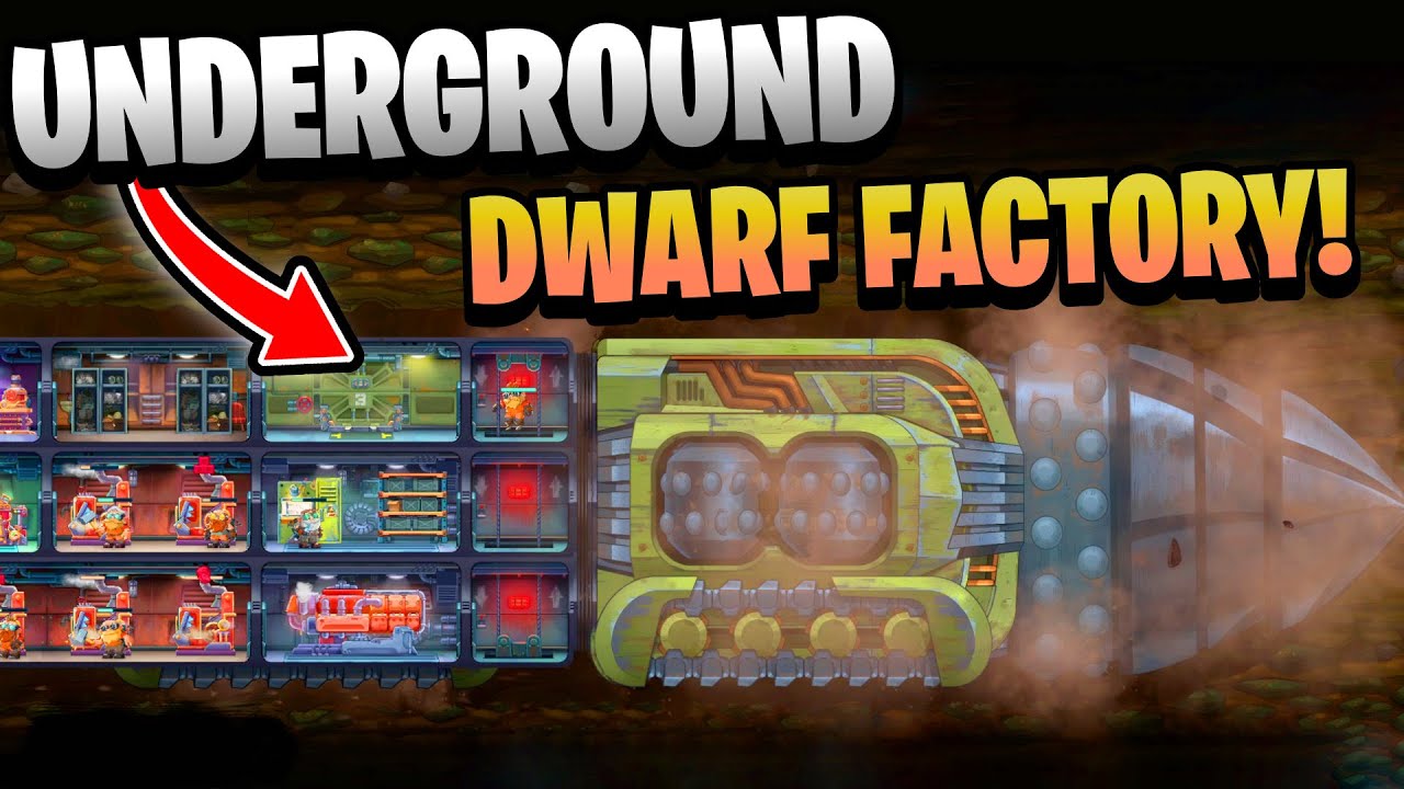I Turned A DRILL TRAIN Into An UNDERGROUND City In This NEW Colony Sim!