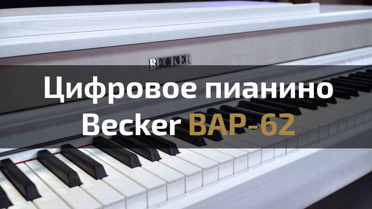 Цифровое пианино Becker BAP-62 | Обзор с Евгением Кобылянским