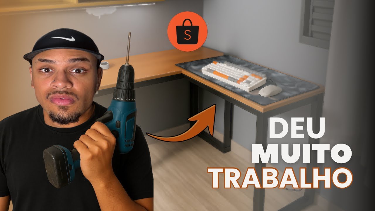 A MELHOR MESA DA SHOPEE? COMPREI e MONTEI meu setup CLT