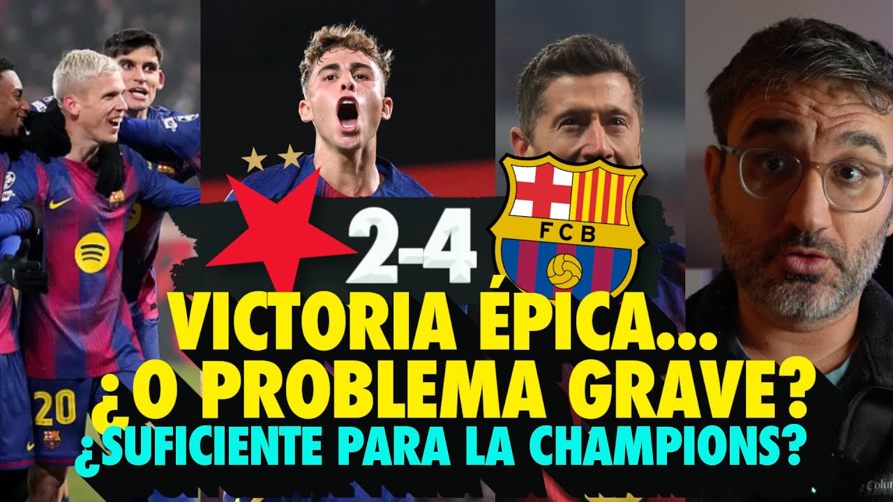 Slavia Praga 2-4 Barcelona | Victoria clave… pero con dudas en la Champions