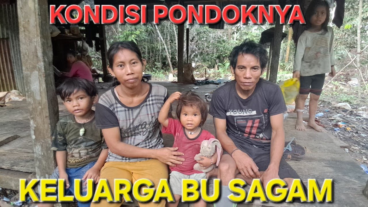 KONDISI BU SAGAM DAN KELUARGA DI PONDOK TENGAH HUTAN BARU JAM 7 SUDAH MAU KE HUTAN LAGI