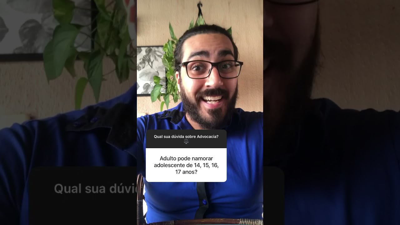 Dr Victor Santos Responde - Adulto pode namorar com menor de idade?