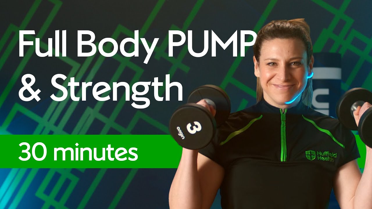 PUMP and Strength with Natalie | Full Body Dumbbell workout