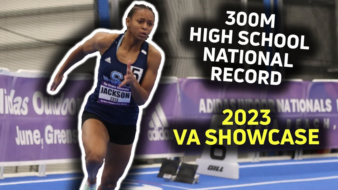 Throwback: Shawnti Jackson Sets A CRAZY 300m High School National Record At VA Showcase 2023!
