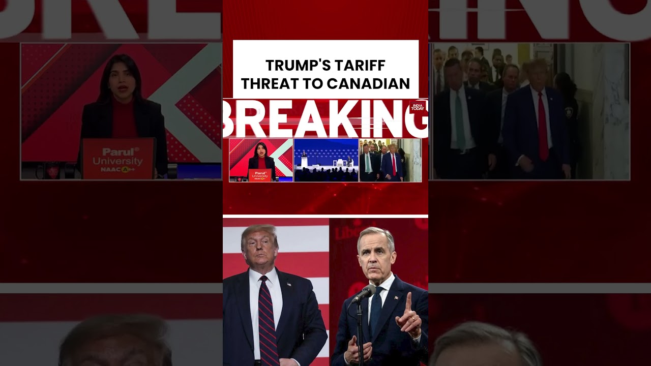 Donald Trump Threatens 100% Tariffs On Canadian Goods Over Trade With China | Trump Tariff War