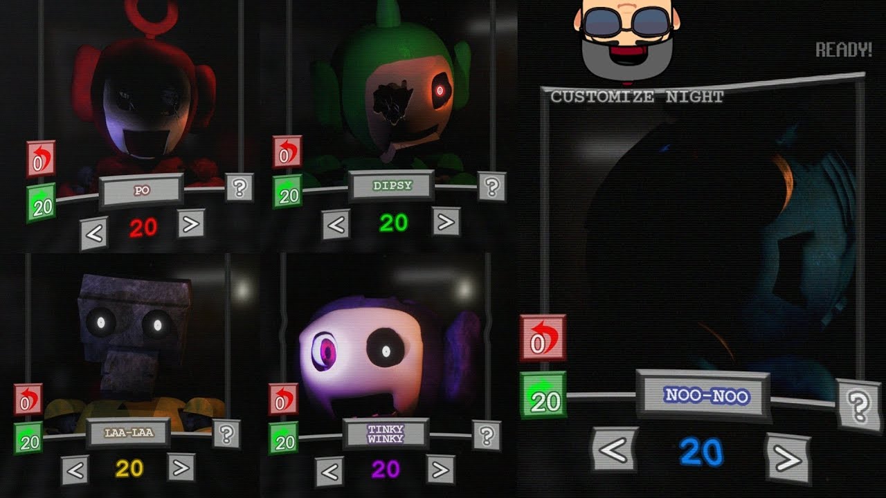 5/20 MODE | FIVE NIGHTS AT TUBBYLAND (TLTT PART ONE) | MODO 5/20 | CUSTOMIZE NIGHT | FNAF FAN GAME |