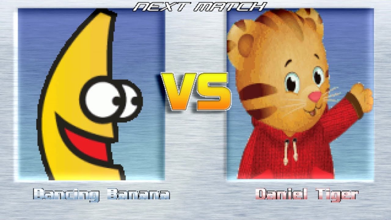M.U.G.E.N BATTLES | Dancing Banana vs Daniel Tiger