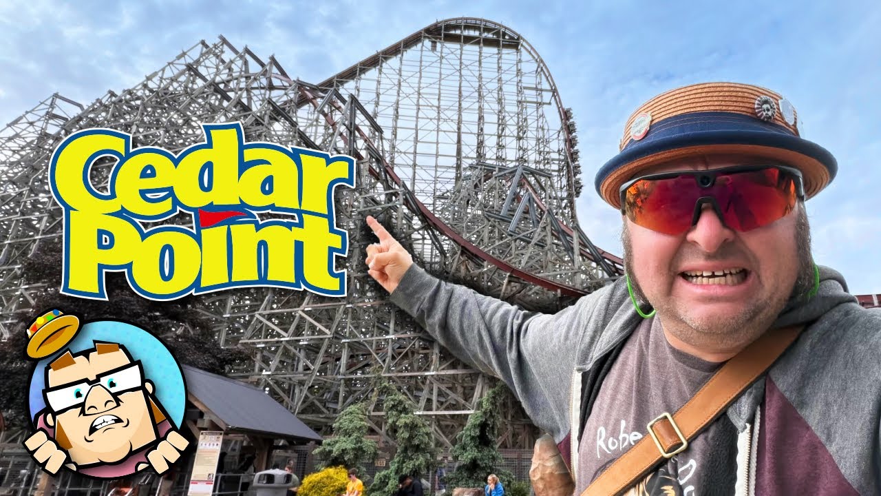 Катание на американских горках в парке Cedar Point: Steel Vengeance, Maverick, Siren's Curse и др...