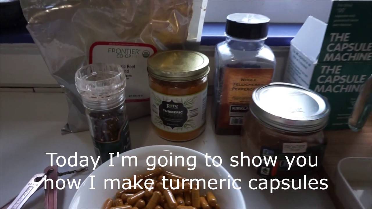 How to make turmeric capsules