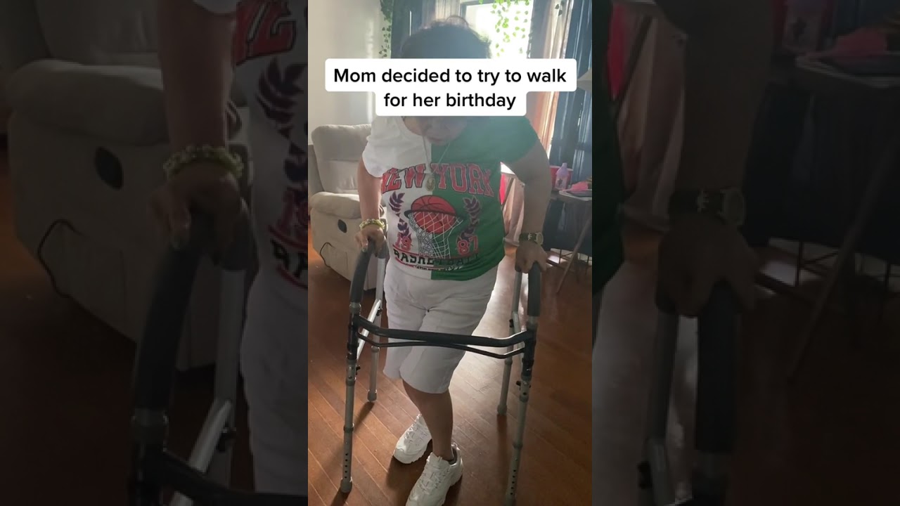 Never Give Up, my mother had Parkinson’s Disease and was determined to walk again . RIP my Angel 