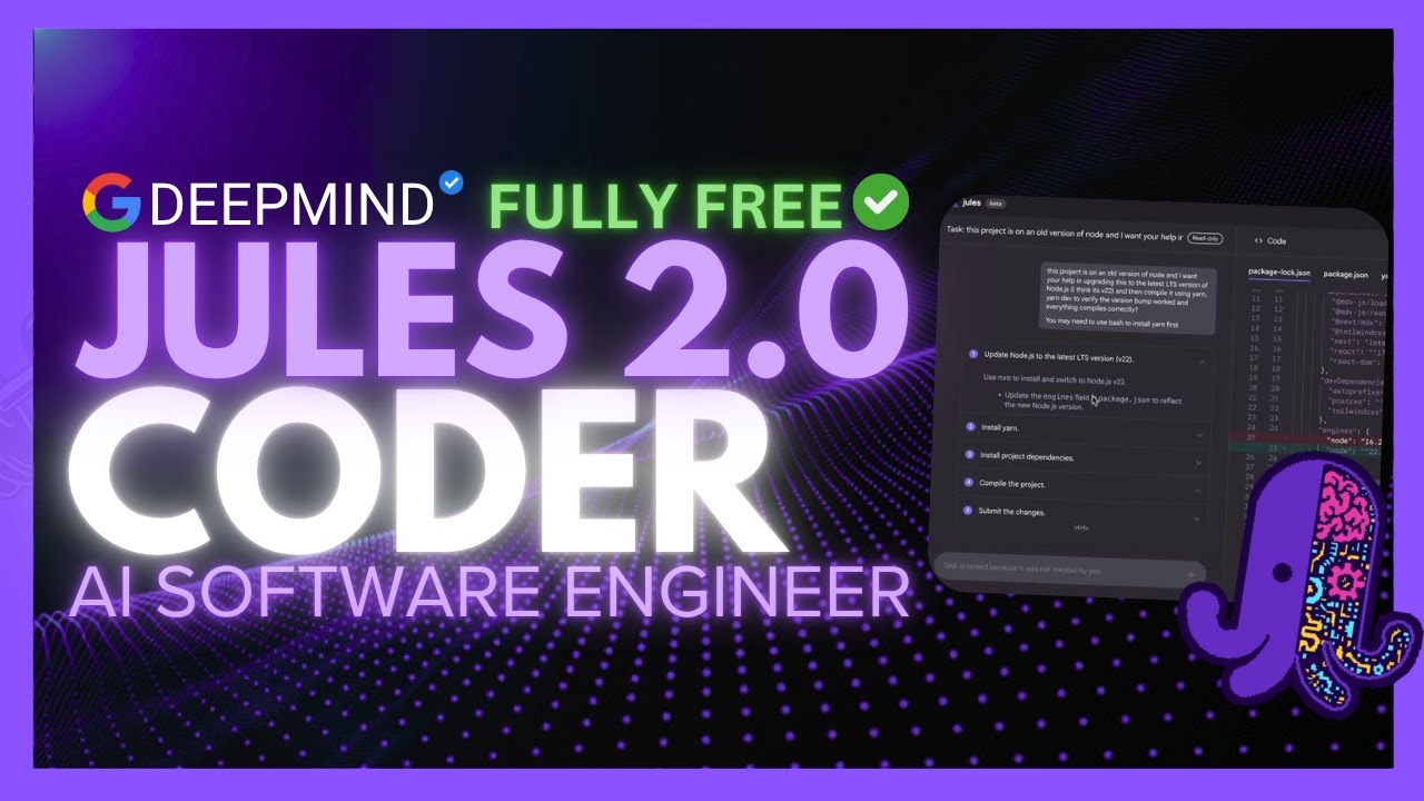 Google Jules 2.0 UPDATE: FULLY FREE Async AI Coder IS INSANELY GOOD!