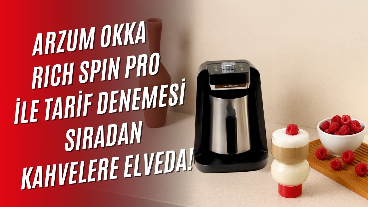 Arzum Okka Rich Spin Pro ile 2 Sıra Dışı Tarif! | Espressolu Salep & Beyaz Çikolatalı Türk Kahvesi