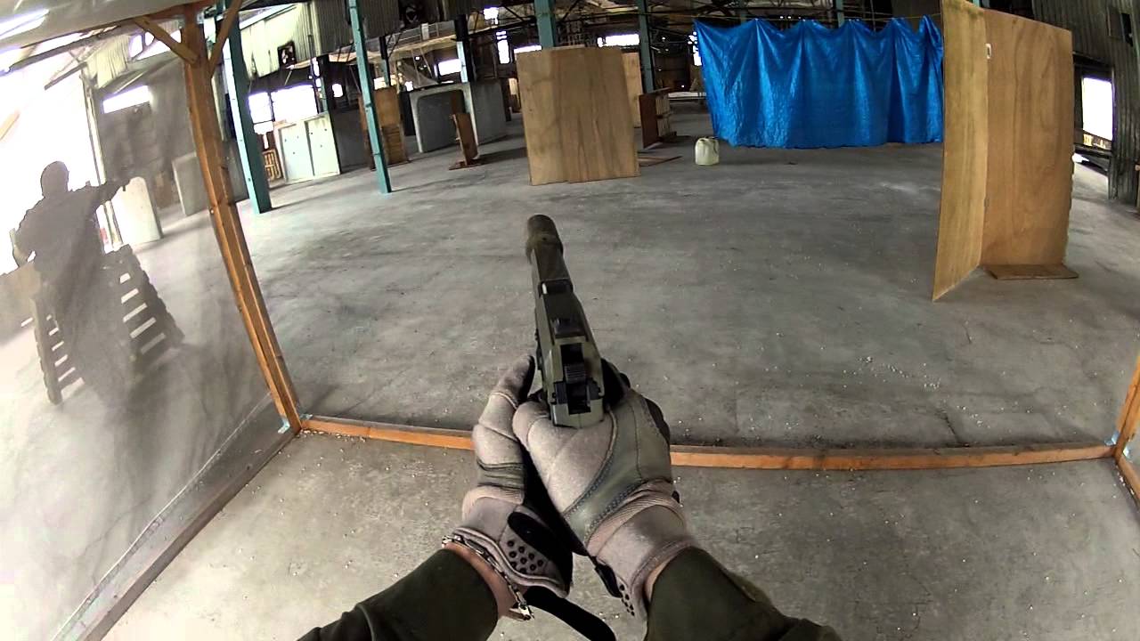 サバゲーをFPS風に撮ってみた 2012.07.29 特区 FPS Airsoft ポリタン戦