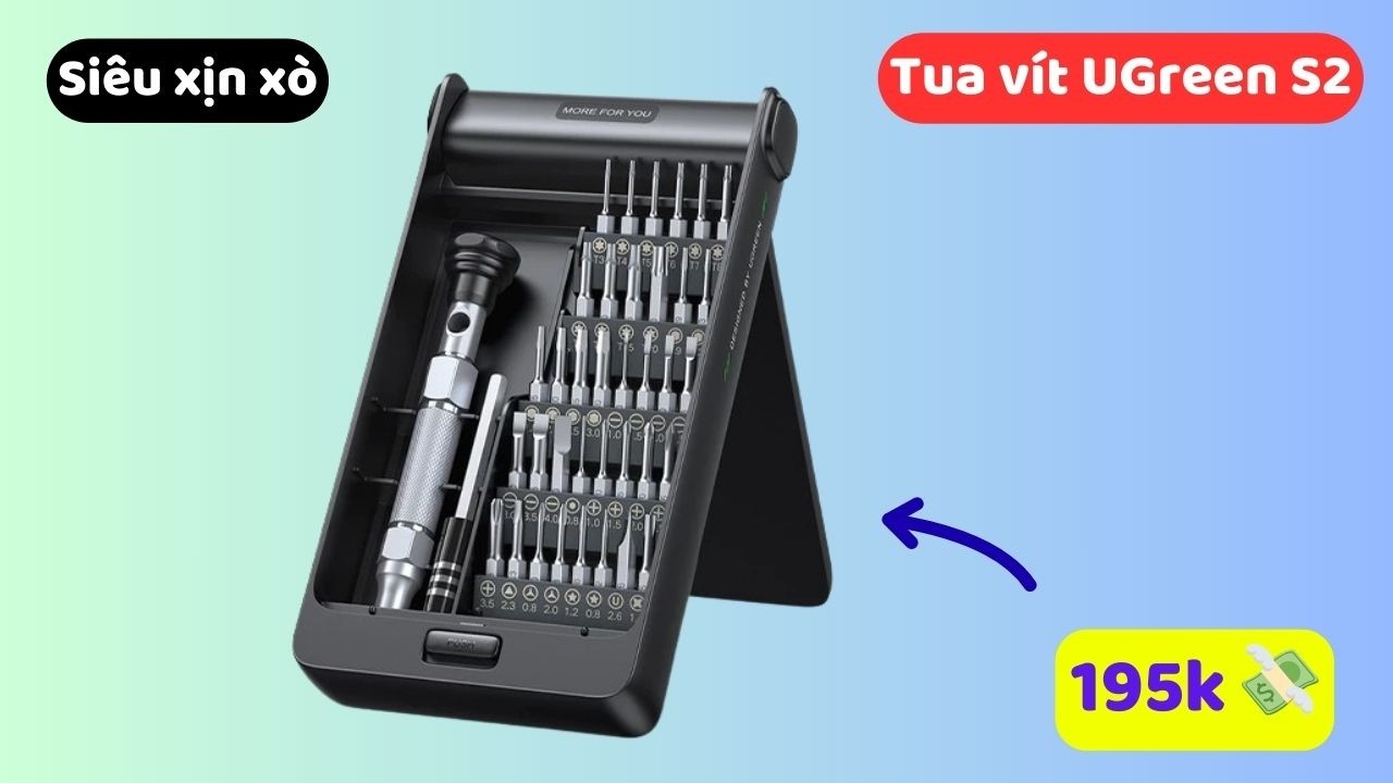 QUỐC DÂN | Bộ tuốc nơ vít từ tính 38 trong 1 UGREEN S2