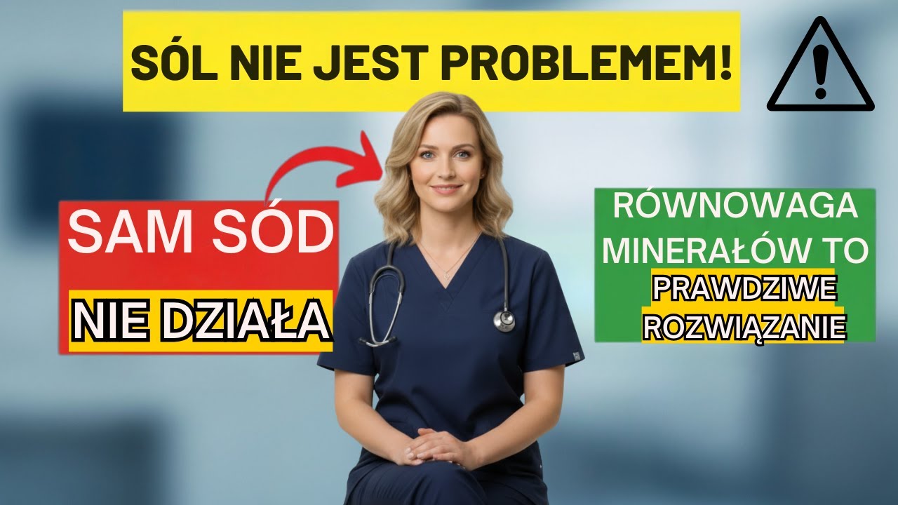 Nierównowaga Mineralna Utrzymująca Wysokie Ciśnienie (Pomimo Diety Niskosodowej) - Potas & Magnez