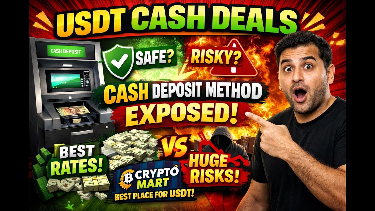 Buying USDT With Cash Deposit Machine? BIG Risk Nobody Tells You | Crypto Mart