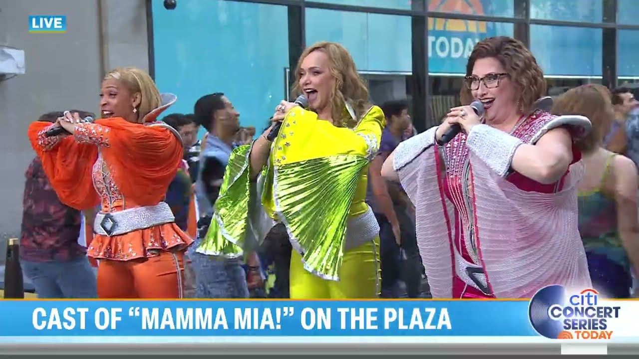 The Cast of MAMMA MIA! Performs Medley on the Today Show