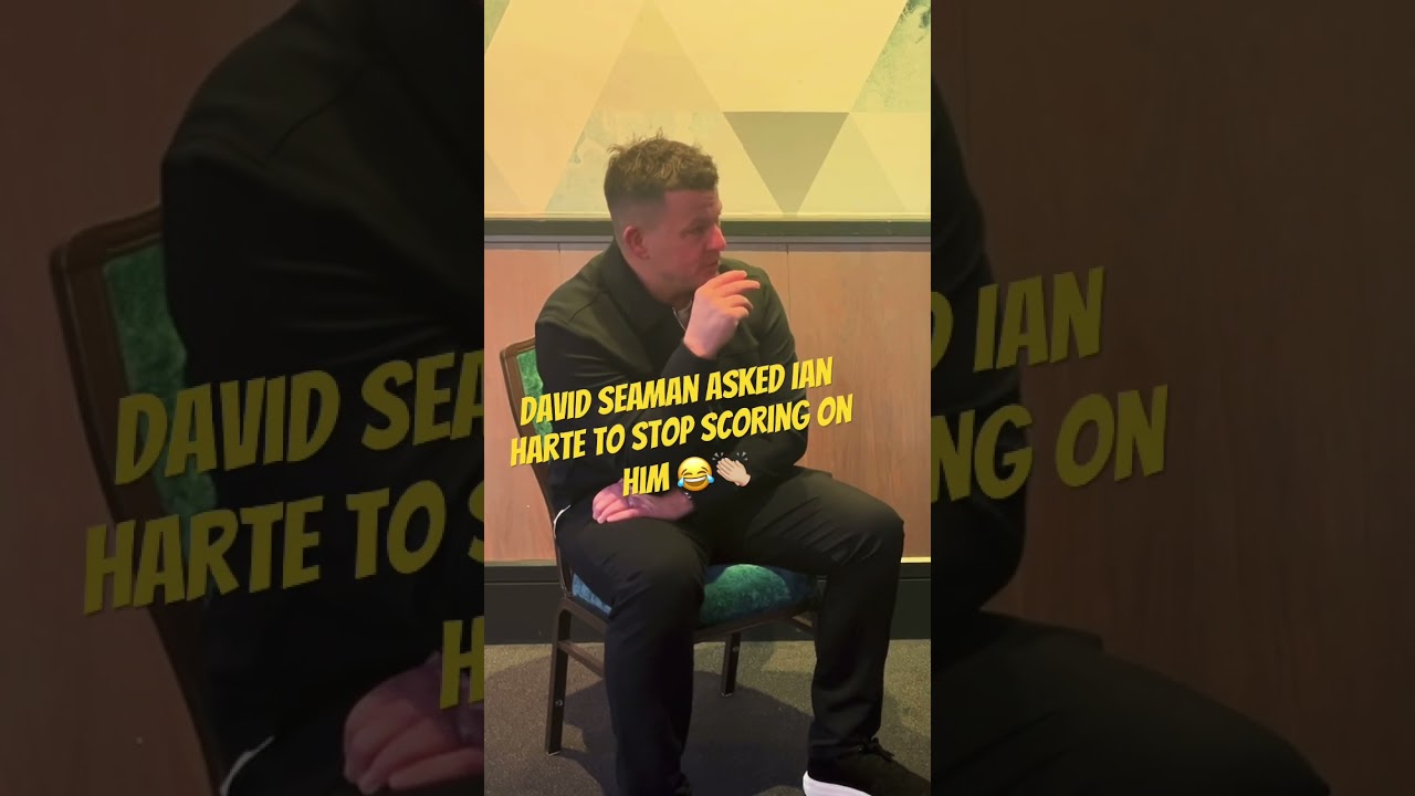 David Seaman Begs Ian Harte to Stop Scoring Against Him 😂 