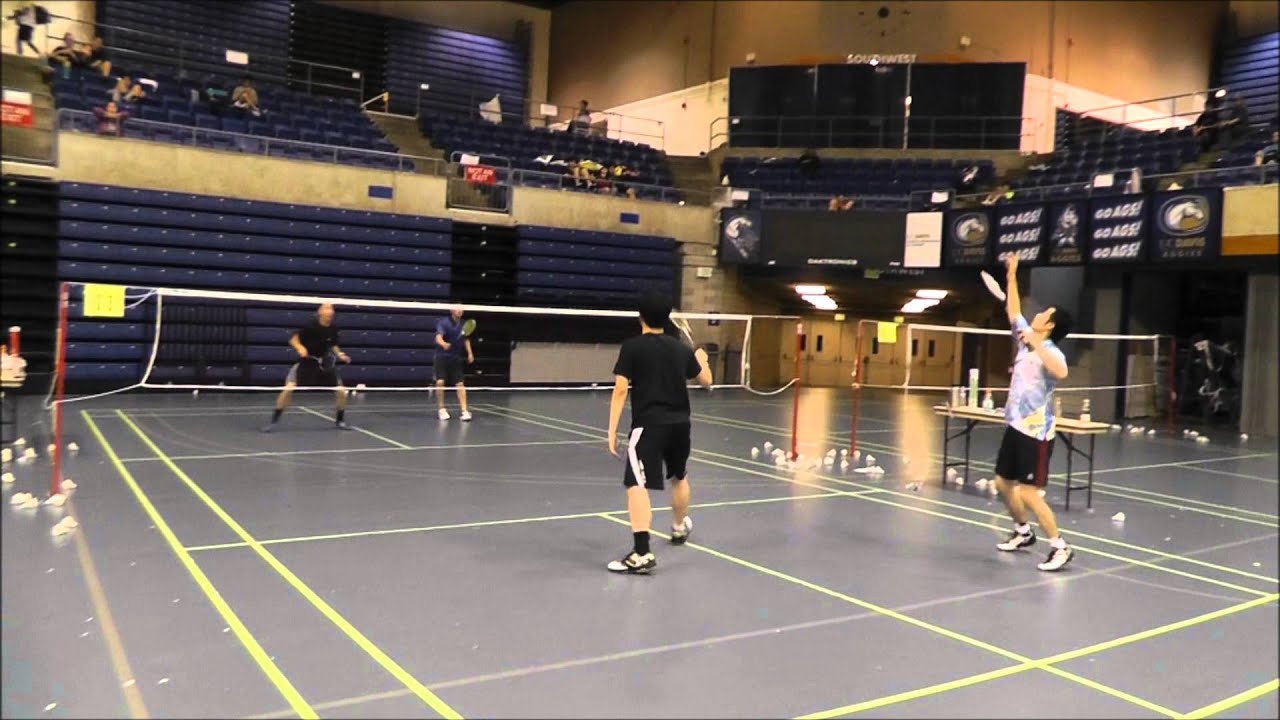 UC Davis Spring Open 2013 B Men's Doubles Andy Lam and David Chock