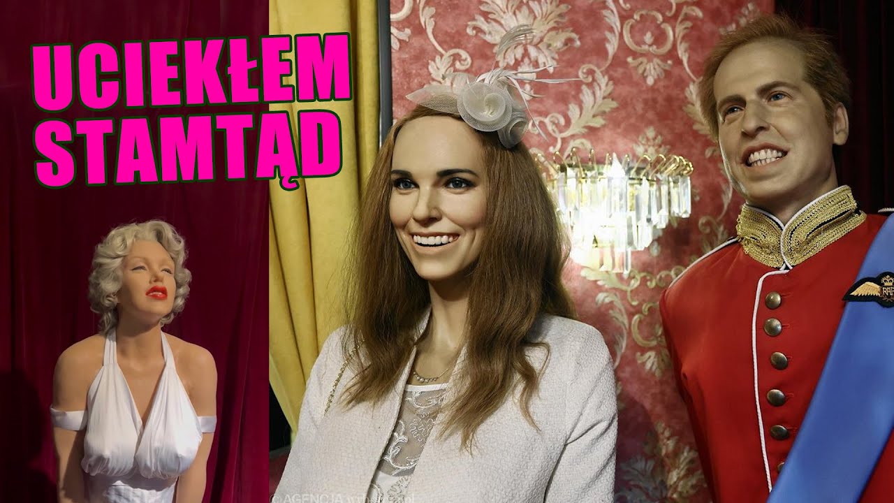 Amerykańscy turyści pękają ze śmiechu w Polonia Wax Museum