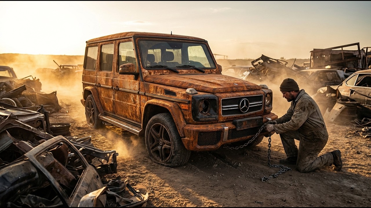 ASMR Car Restoration | Abandoned Mercedes-Benz G63 AMG (W463) Full Restoration