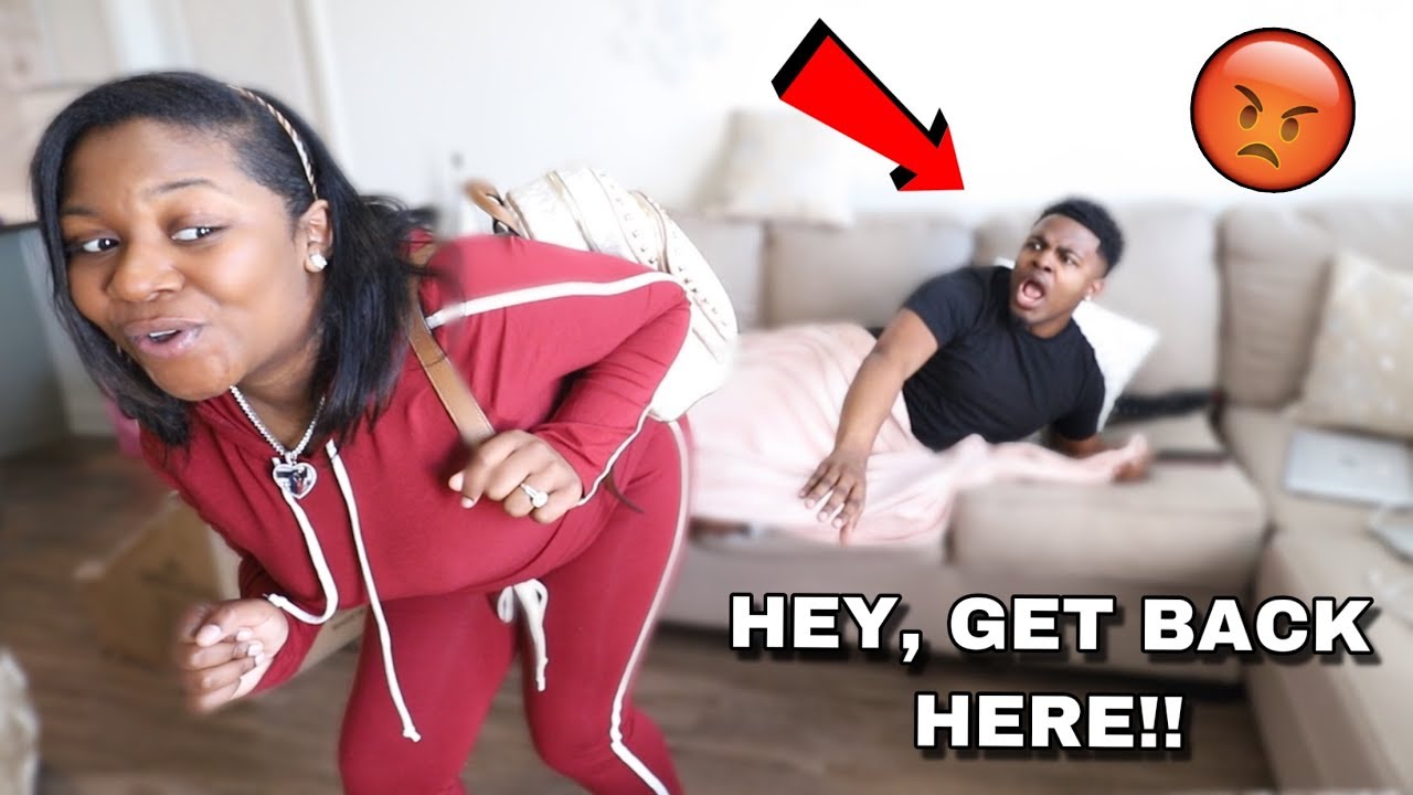 PREGNANT GIRLFRIEND CAUGHT SNEAKING OUT THE HOUSE PRANK! *BAD IDEA*