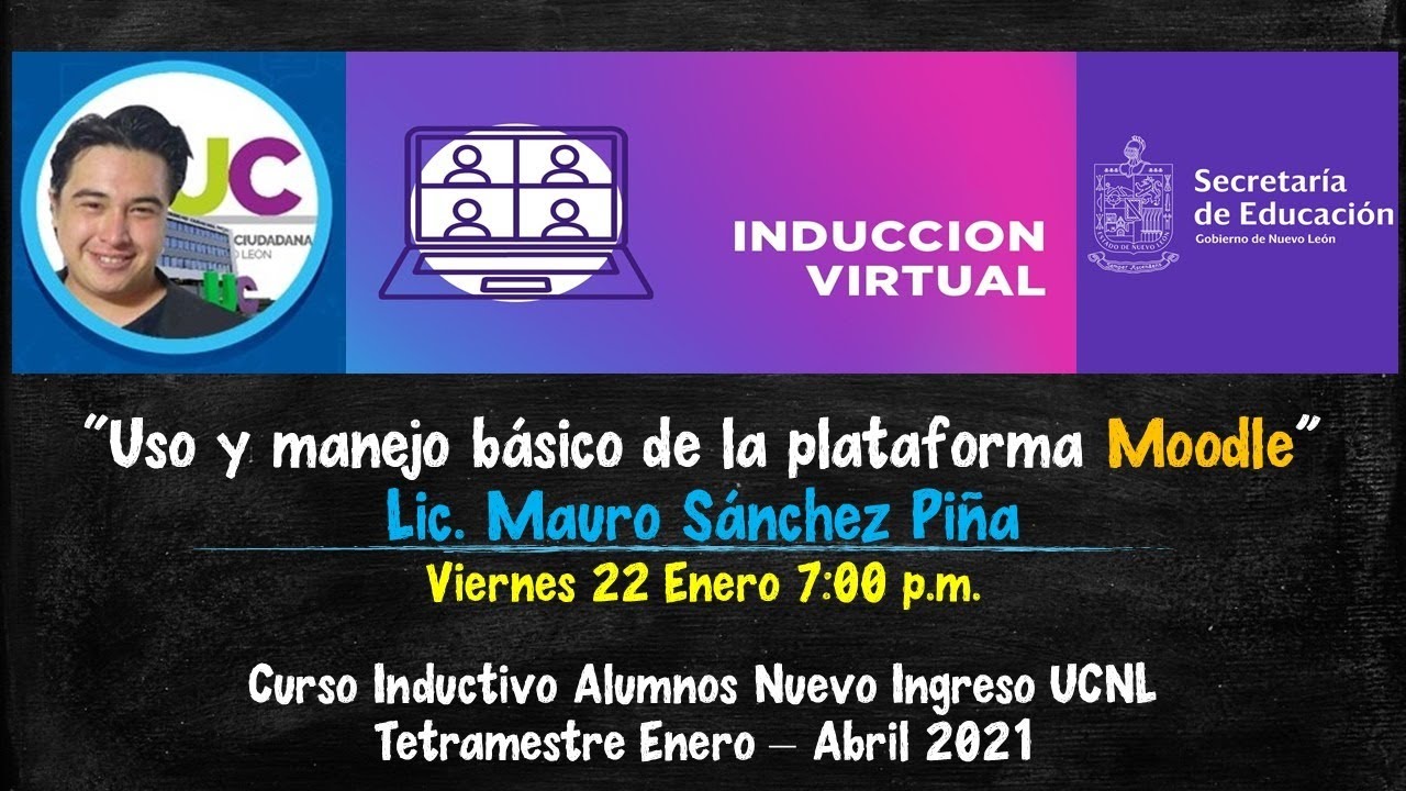 USO Y MANEJO BÁSICO DE LA PLATAFORMA MOODLE PARA ALUMNOS UCNL