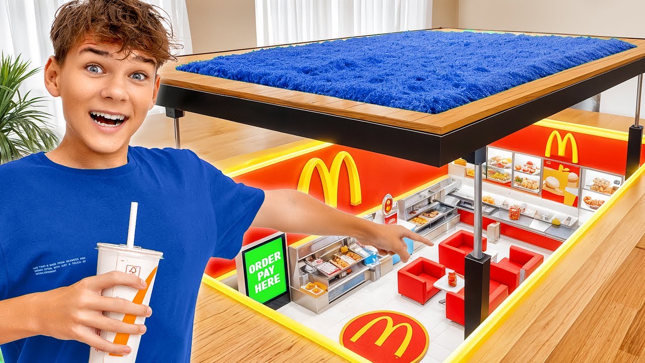 Я Построил Секретный McDonald’s!