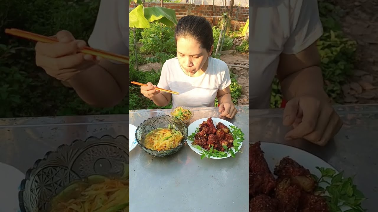 សាច់គោជ្រនួចជាមួយម៉ាក់ធិបតី