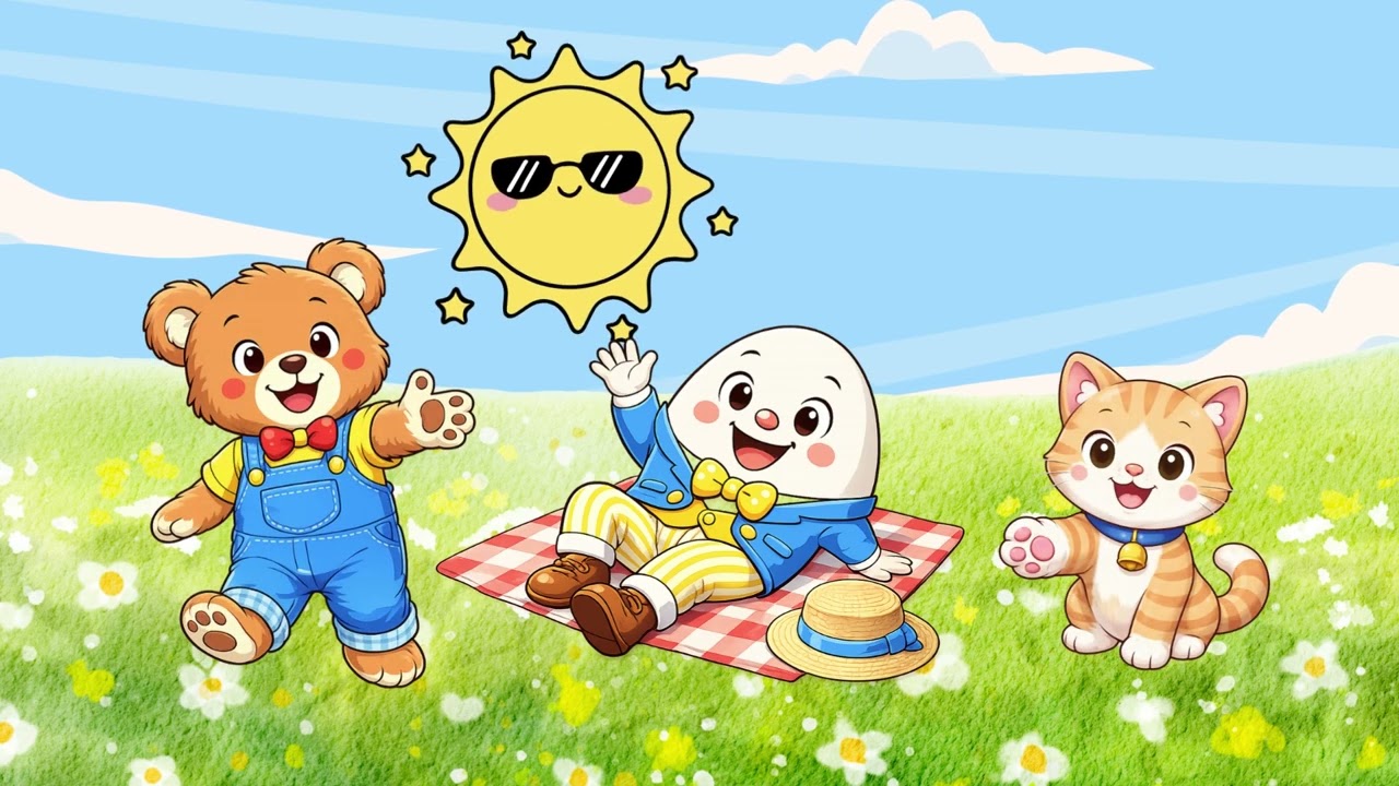 Humpty Dumpty - Little Egg Song - Nursery Rhyme - Toddler TV