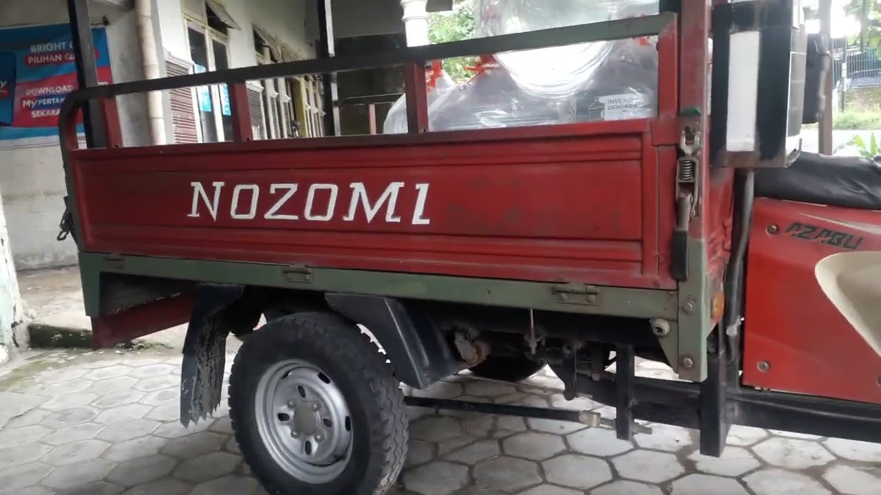 riview singkat kelebihan dan kekurangan motor roda tiga nozomi # @ R3 Madiun # Motor Roda Tiga .