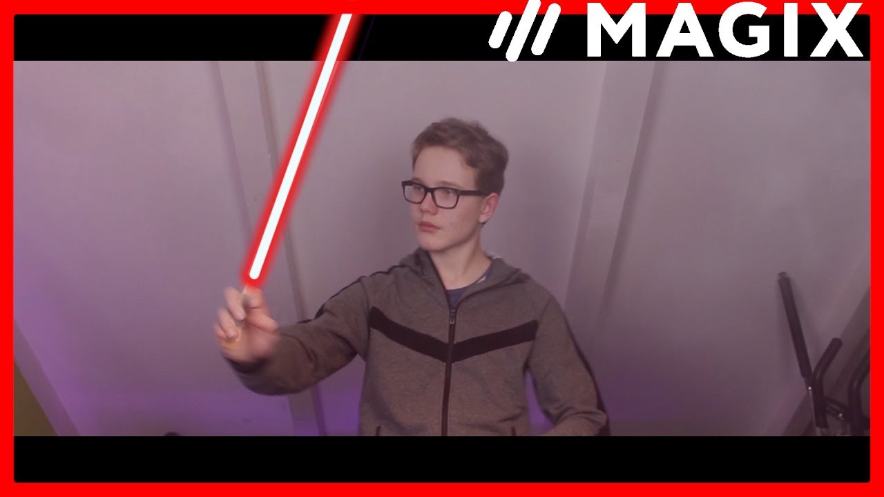 How to: Lichtschwert BILLIG animieren mit Magix :D