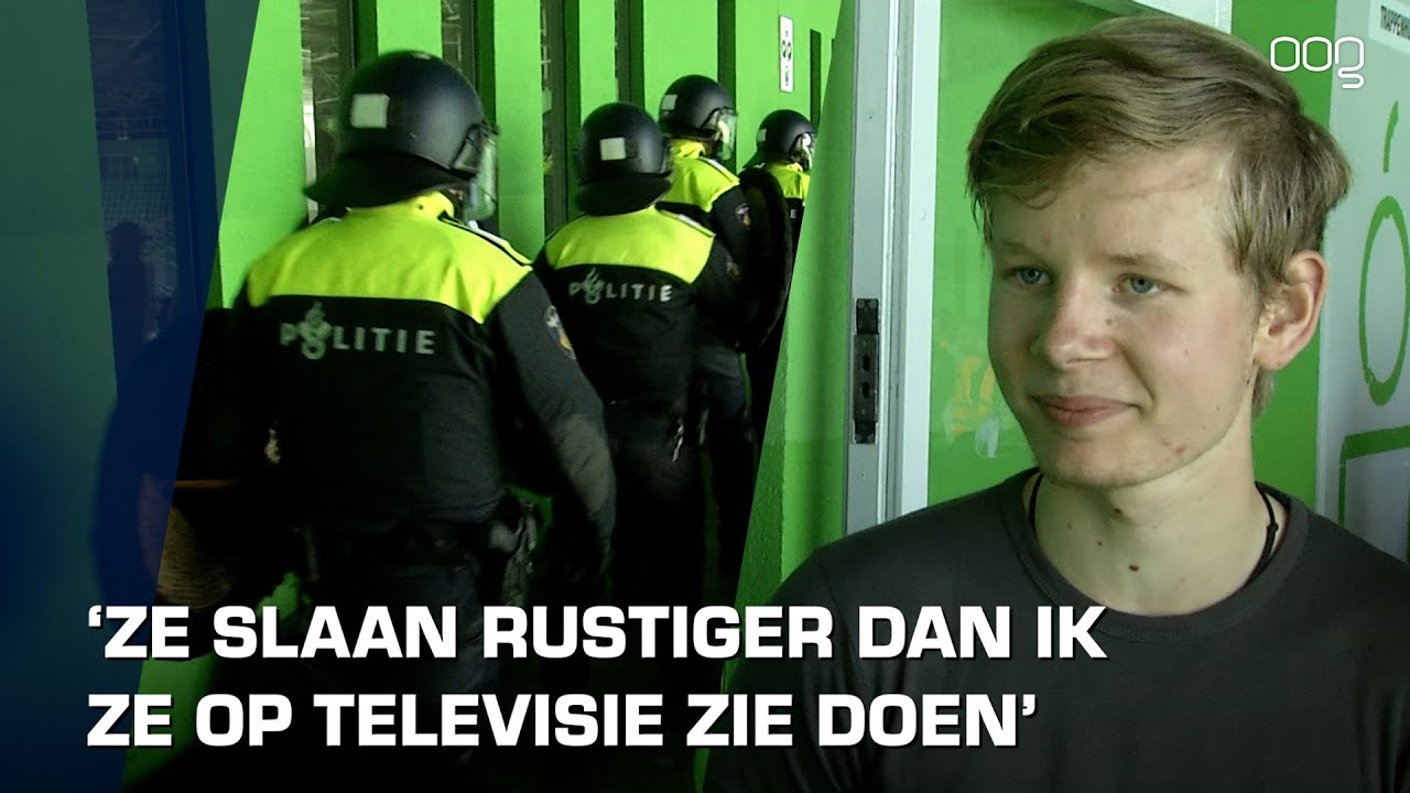 Studenten mogen ‘politie pesten’ tijdens oefening met ME: “Normaal zijn ze hardhandiger”