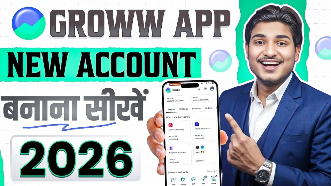 Groww App Account Kaise Banaye | How To Open Groww Demat Account | Groww Account Opening