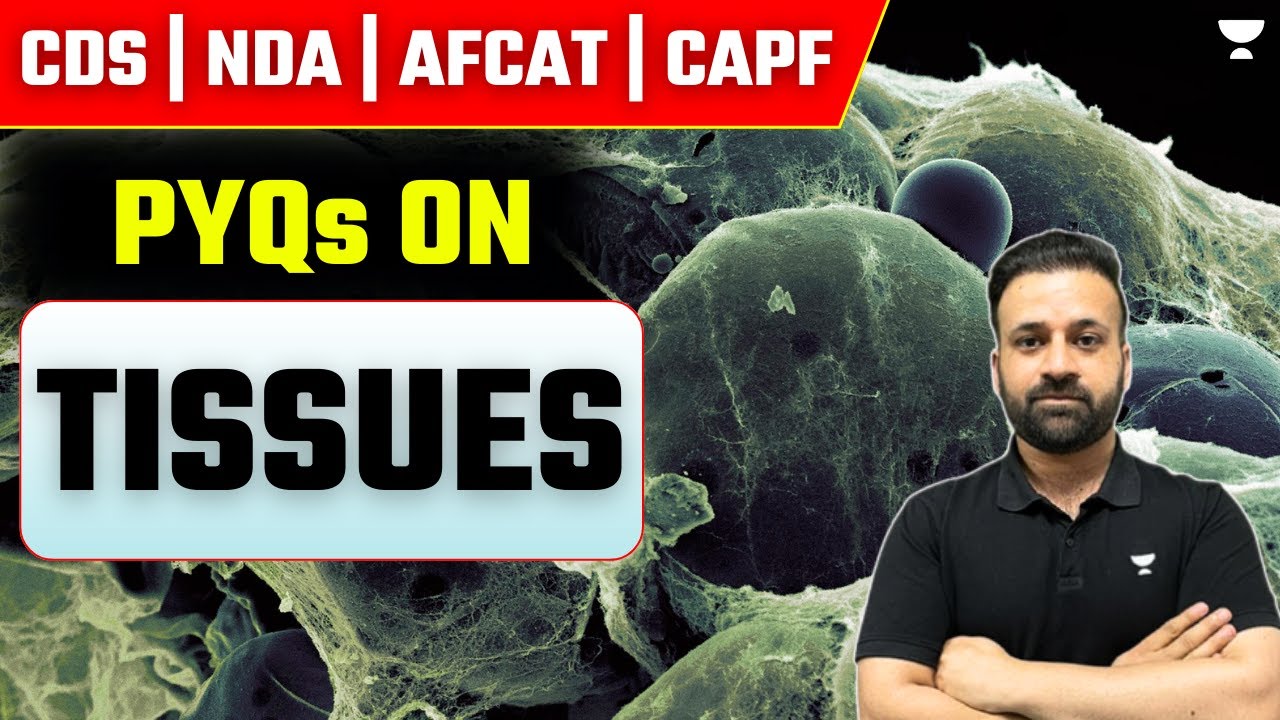 PYQs on Tissues | Crack NDA | CDS | AFCAT | CAPF Exams 2024 | Shree Prateek