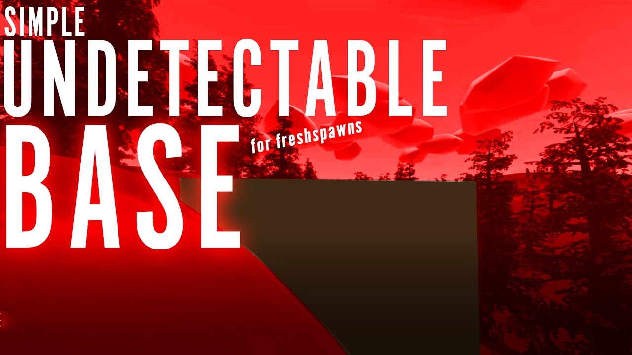SIMPLE UNDETECTABLE BASE - Unturned Building [Tutorial]