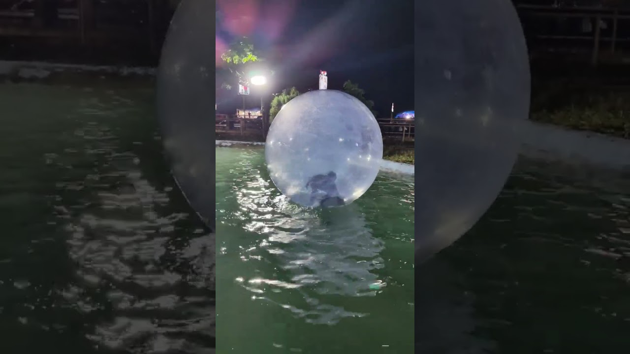 Big water balloon ride #waterballon #ride #kids